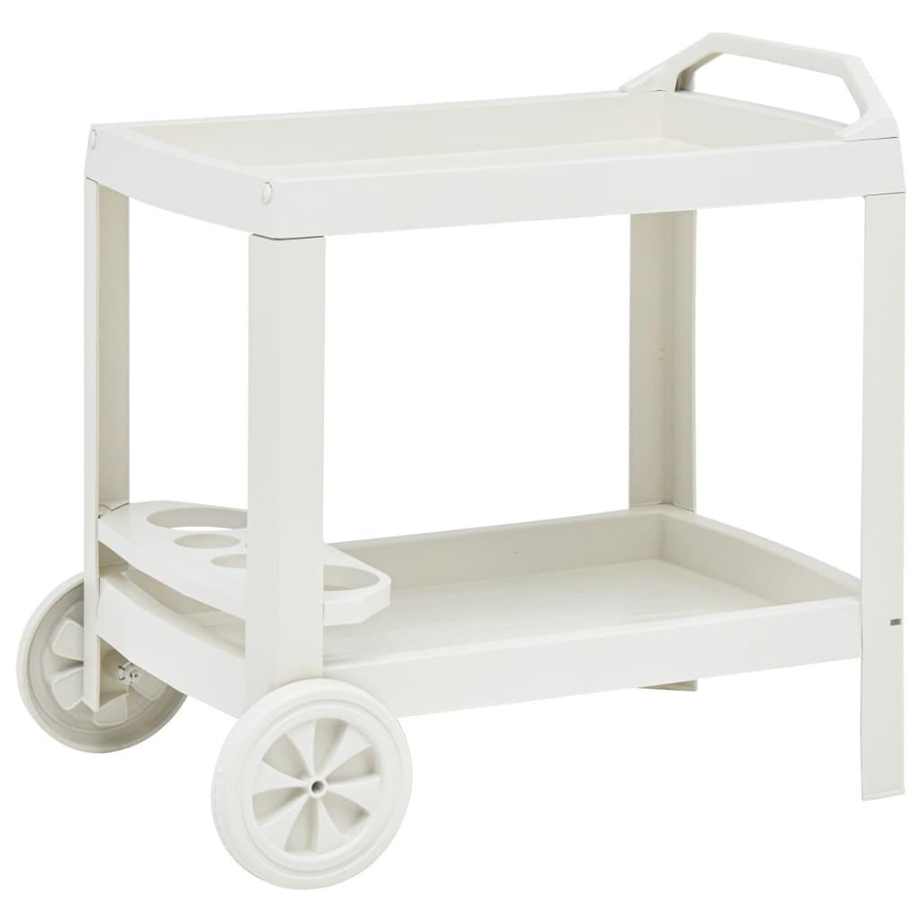 Rullevogn 69x53x72 cm plastik hvid