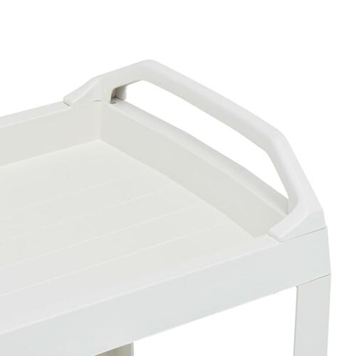 Rullevogn 69x53x72 cm plastik hvid