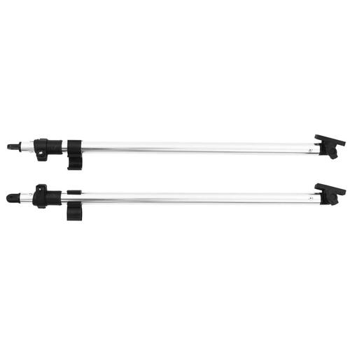 Støttestolper til bimini-top 2 stk. aluminium