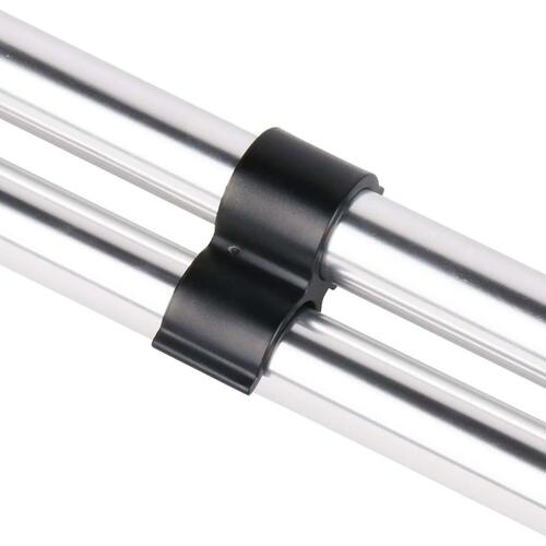 Støttestolper til bimini-top 2 stk. aluminium
