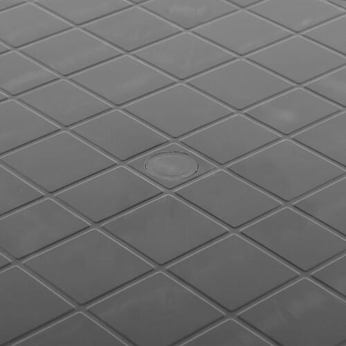 Havebord 89 cm plastik antracitgrå