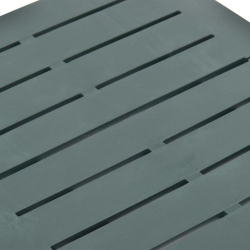 Foldbart havebord 45x43x50 cm plastik grøn