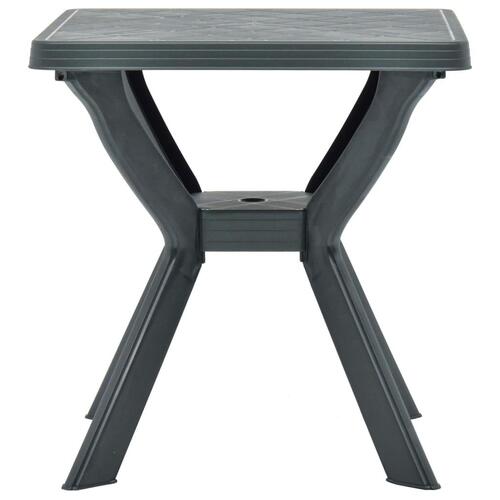 Bistrobord 70x70x72 cm plast grøn