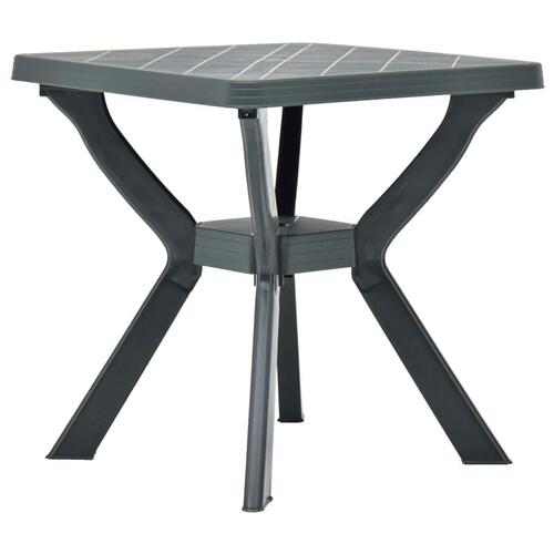 Bistrobord 70x70x72 cm plast grøn