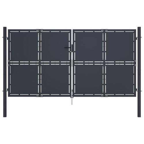 Havelåge 300 x 175 cm stål antracitgrå