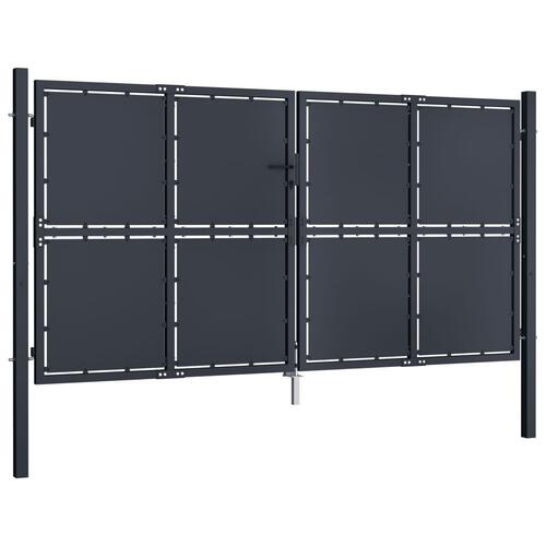 Havelåge 300 x 175 cm stål antracitgrå