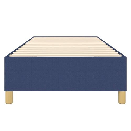 Sengeramme 80x200 cm stof blå