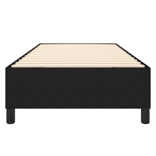 Boxspring sengeramme 90×190 cm i stof - sort