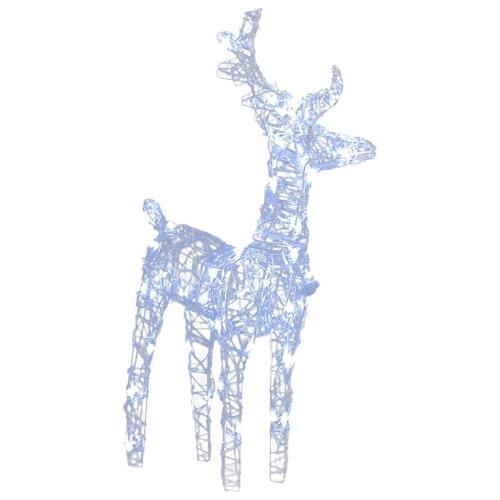 Julerensdyr 4 stk. 160 LED'er akryl koldt hvidt lys