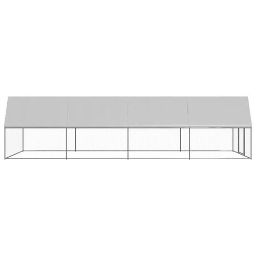 Hønsegård 3x8x2 m galvaniseret stål