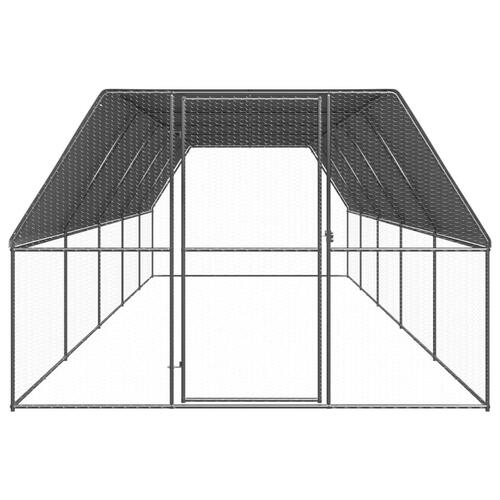 Hønsegård 3x10x2 m galvaniseret stål