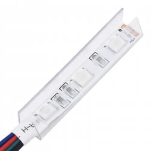 Tv-skab med LED-lys 260x36,5x40 cm sort