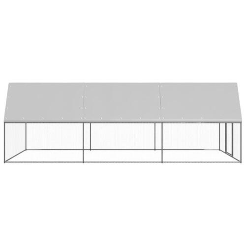 Hønsegård 3x6x2 m galvaniseret stål