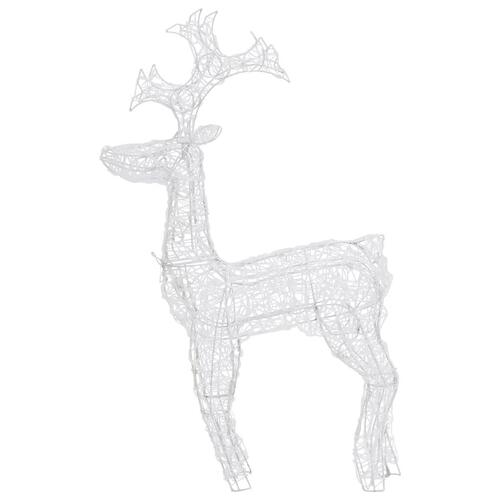 Julerensdyr 2 stk. 60x16x100 cm akryl