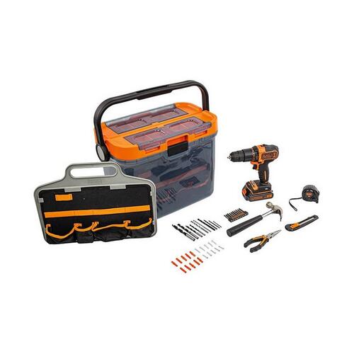 Bore og tilbehørssæt Black & Decker bcksb05-qw 18 V
