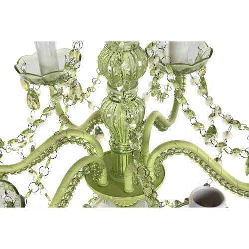 Loftslampe Metal Grøn Akryl 25 W (51 x 51 x 100 cm)
