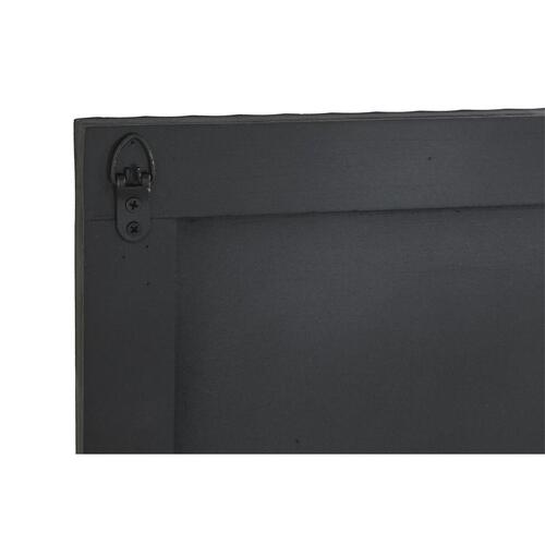 Vægdekoration Sort Gylden Glamour Moderne Træ MDF (91 x 3 x 91 cm)