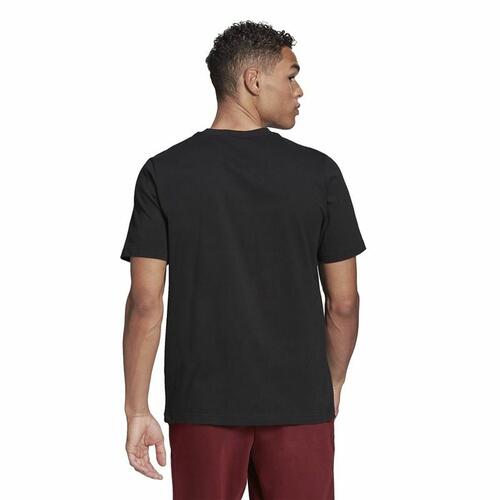 Kortærmet T-shirt til Mænd Adidas Essentials Feel Comfy Sort M