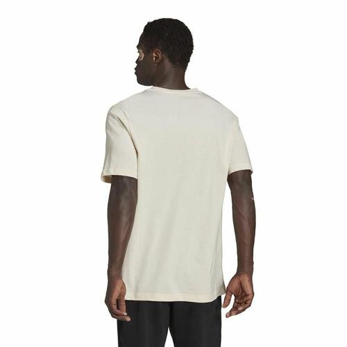 Kortærmet T-shirt til Mænd Adidas Essentials Feelcomfy Hvid L