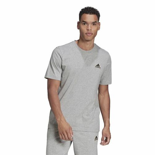 Kortærmet T-shirt til Mænd Adidas Essentials Feelcomfy Grå L