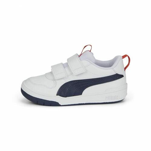 Sportssko til børn Puma Multiflex Hvid 32