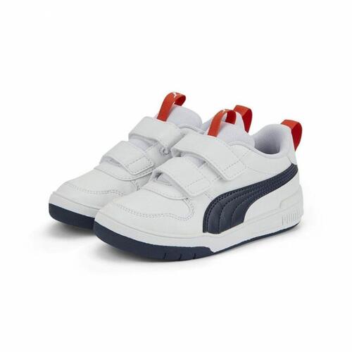 Sportssko til børn Puma Multiflex Hvid 32