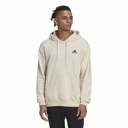 Hættetrøje til Mænd Adidas Essentials Feelcomfy Beige L