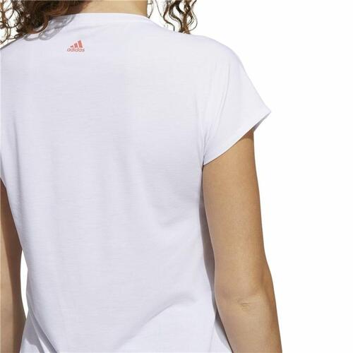 Kortærmet T-shirt til Kvinder Adidas Training 3B Hvid S