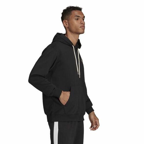 Hættetrøje til Mænd Adidas Essentials Feelcomfy Sort S