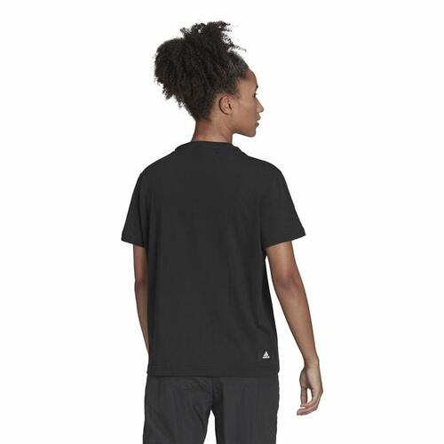 Kortærmet T-shirt til Mænd Adidas Future Icons Sort S