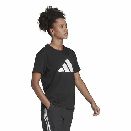 Kortærmet T-shirt til Mænd Adidas Future Icons Sort S