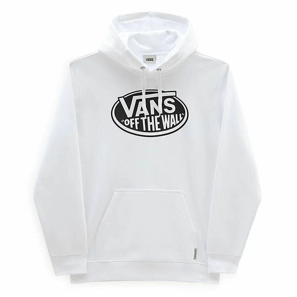 Hættetrøje til Mænd Vans Classic Off The Wall Hvid M
