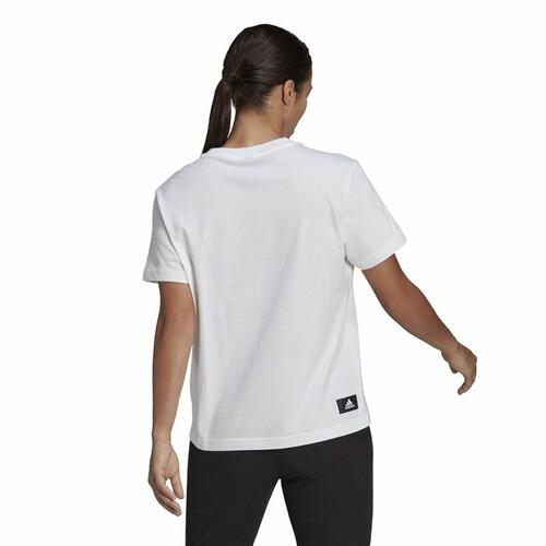 Kortærmet T-shirt til Kvinder Adidas Future Icons Hvid M