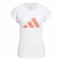 Kortærmet T-shirt til Kvinder Adidas Training 3B Hvid XS