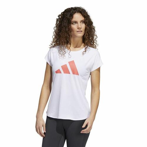Kortærmet T-shirt til Kvinder Adidas Training 3B Hvid XS