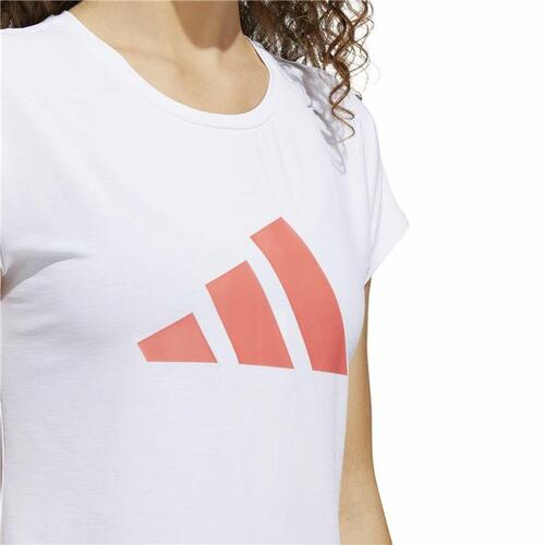 Kortærmet T-shirt til Kvinder Adidas Training 3B Hvid XS