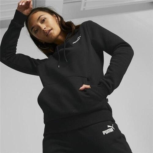 Hættetrøje til Kvinde Puma Sort XS
