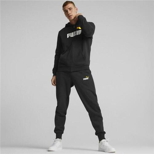 Hættetrøje til Mænd Puma Essentials Two Tone Sort M