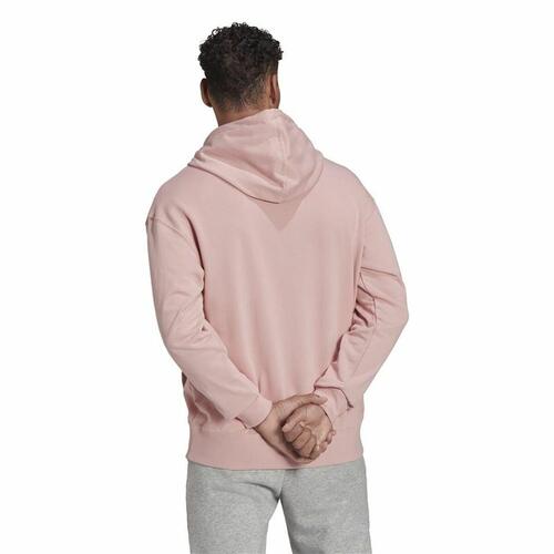 Hættetrøje til Mænd Adidas Essentials Pink S