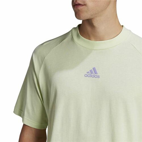Kortærmet T-shirt til Mænd Adidas Essentials Brandlove Gul S