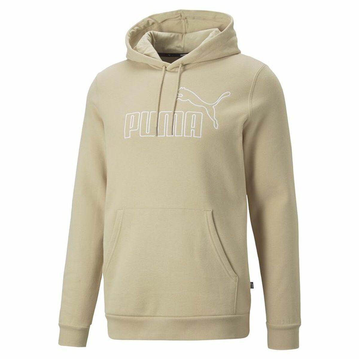 Hættetrøje til Mænd Puma Beige L