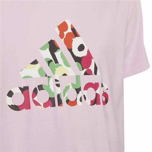Børne Kortærmet T-shirt Adidas x Marimekko Pink 13-14 år