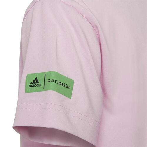 Børne Kortærmet T-shirt Adidas x Marimekko Pink 13-14 år