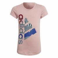 Børne Kortærmet T-shirt Adidas Girl Power Pink 14-15 år