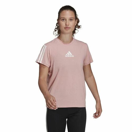 Kortærmet T-shirt til Kvinder Adidas Aeroready Made for Training Pink S