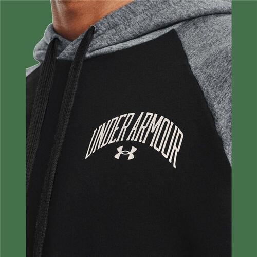 Hættetrøje til Mænd Under Armour Sort S
