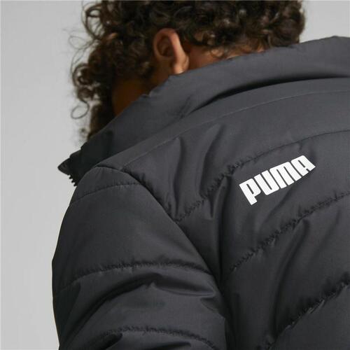 Sportsjakke til børn Puma Essentials Padded Sort 5-6 år
