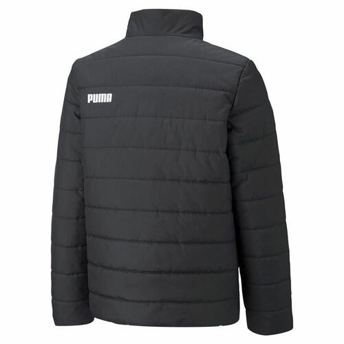 Sportsjakke til børn Puma Essentials Padded Sort 5-6 år