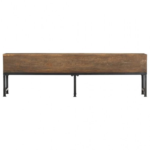 Bænk 160 cm massivt genbrugstræ