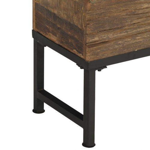 Bænk 160 cm massivt genbrugstræ